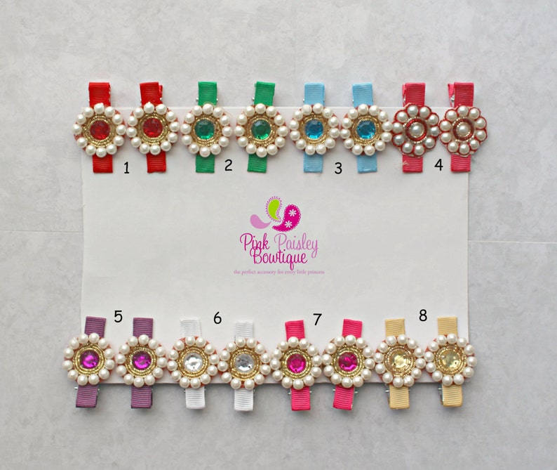 Baby Hair Clips Pick Any 2 Baby Clips Baby Bows Baby Etsy