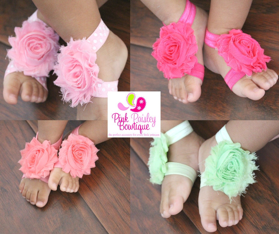 baby girl barefoot sandals
