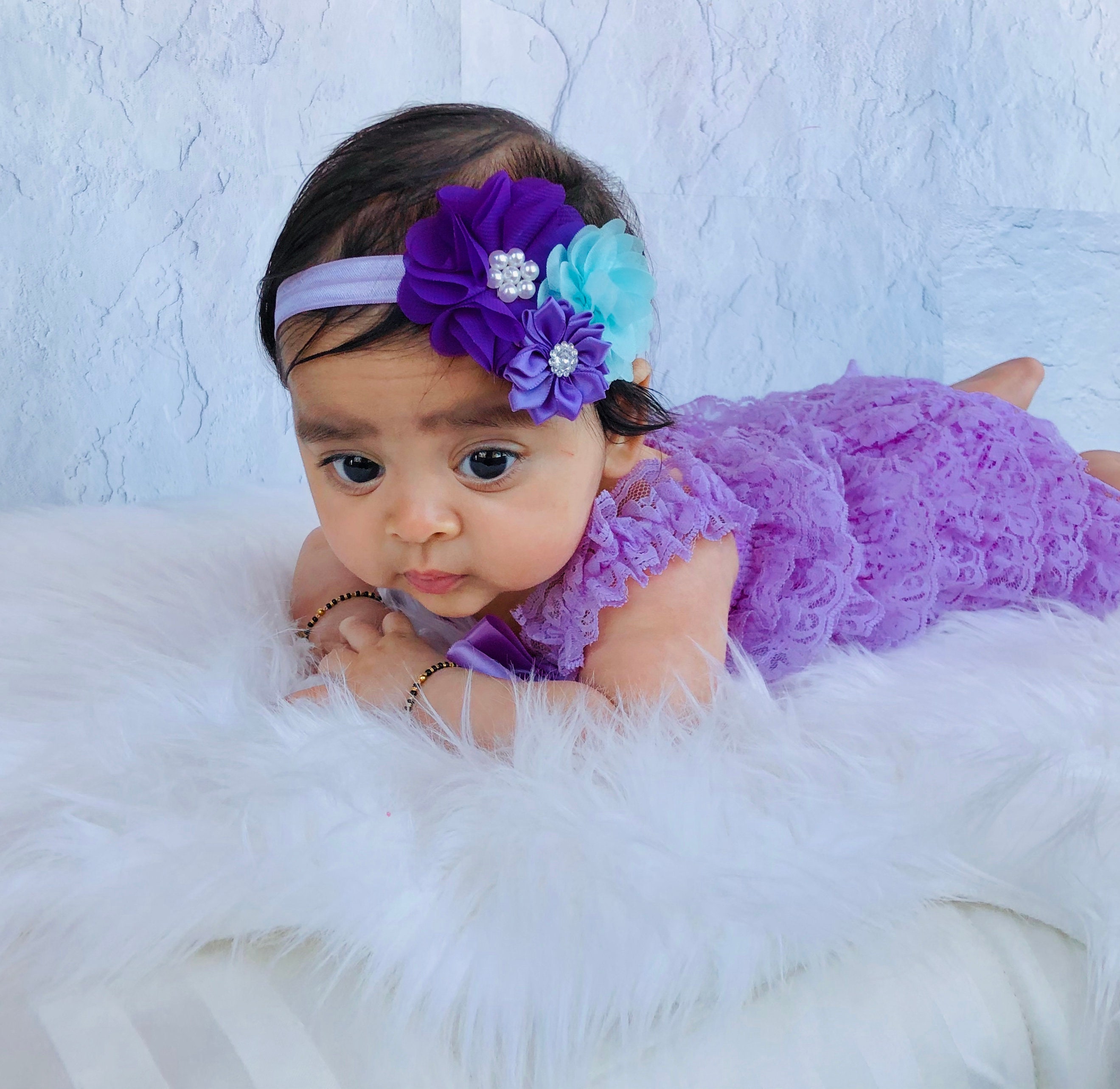 purple newborn outfit