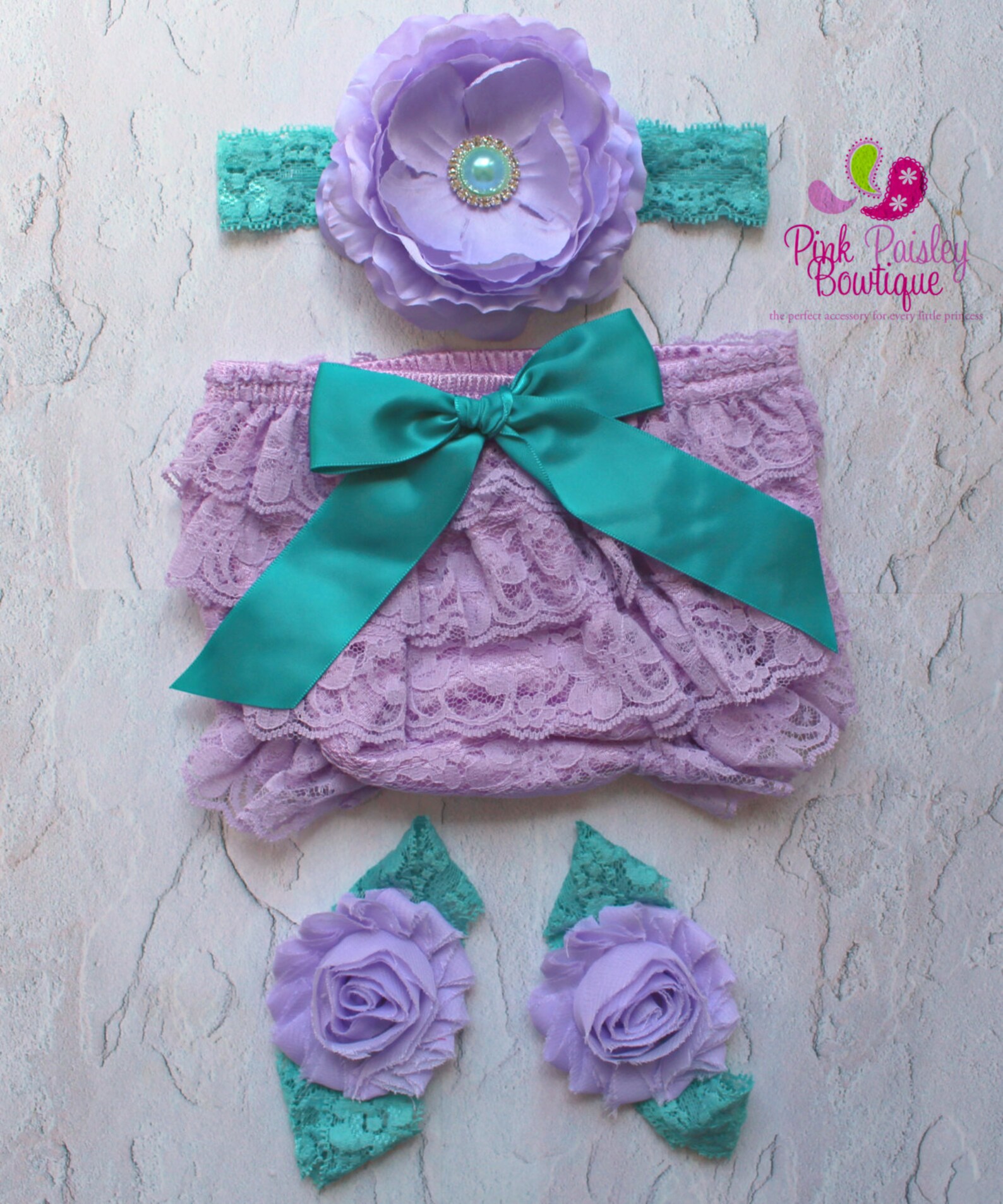 Baby Lace Bloomer Set Newborn Headband and Bloomers Newborn Etsy