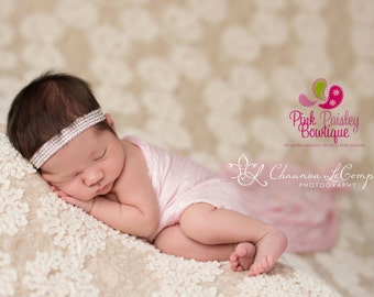 Rhinestone Baby Headband, Princess Sparkle Headband, 1st Birthday Headband, Newborn Photo Prop, Baby Bows, Baby Hair Accessories Hair Bows