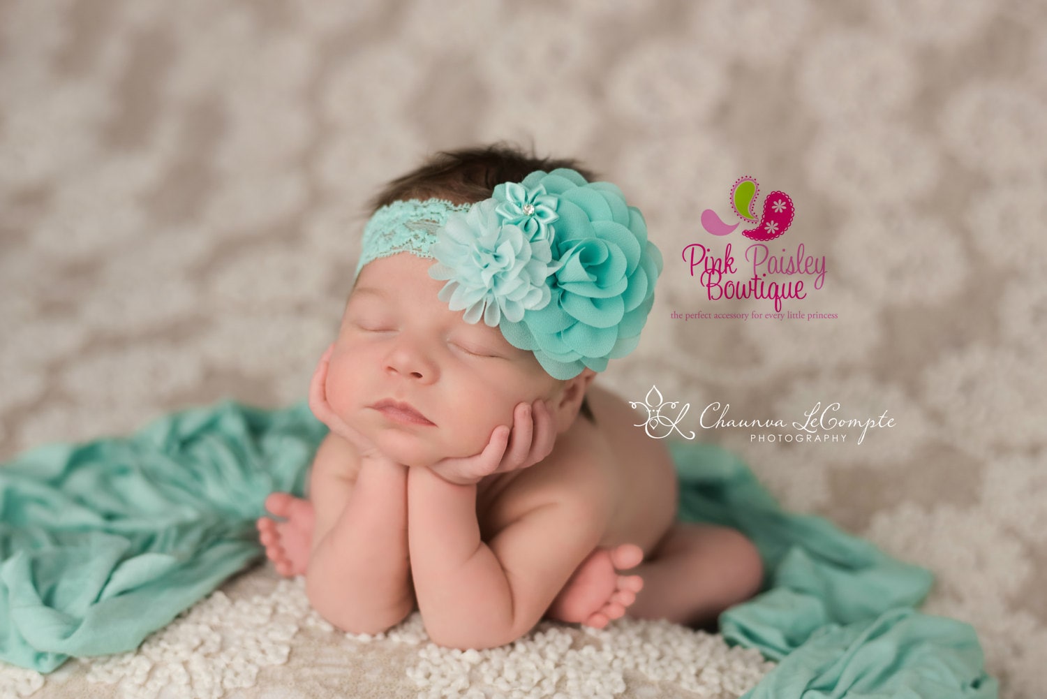 Infant Headband Coral Coral and Navy Headband Coral Headband Baby Headband Newborn Headband Navy Headband Navy and Aqua Headband