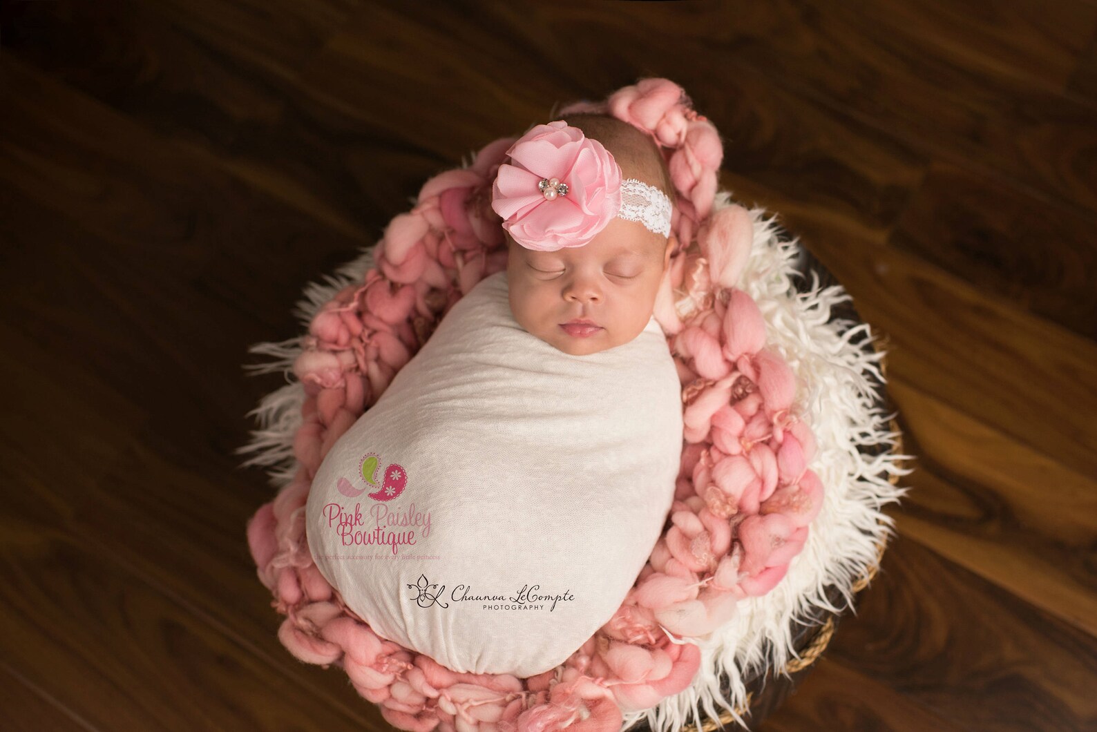 Newborn Headbands Baby Headband Light Pink Headband Baby Etsy