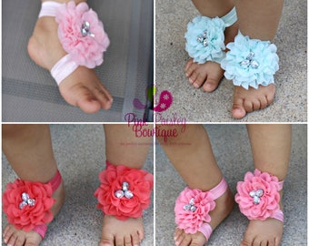 Baby Shoes - Baby Barefoot Sandals - Toddler Sandal - Newborn Sandal - Newborn Shoes - Baby Sandals - Baby Girl Barefoot Shoes