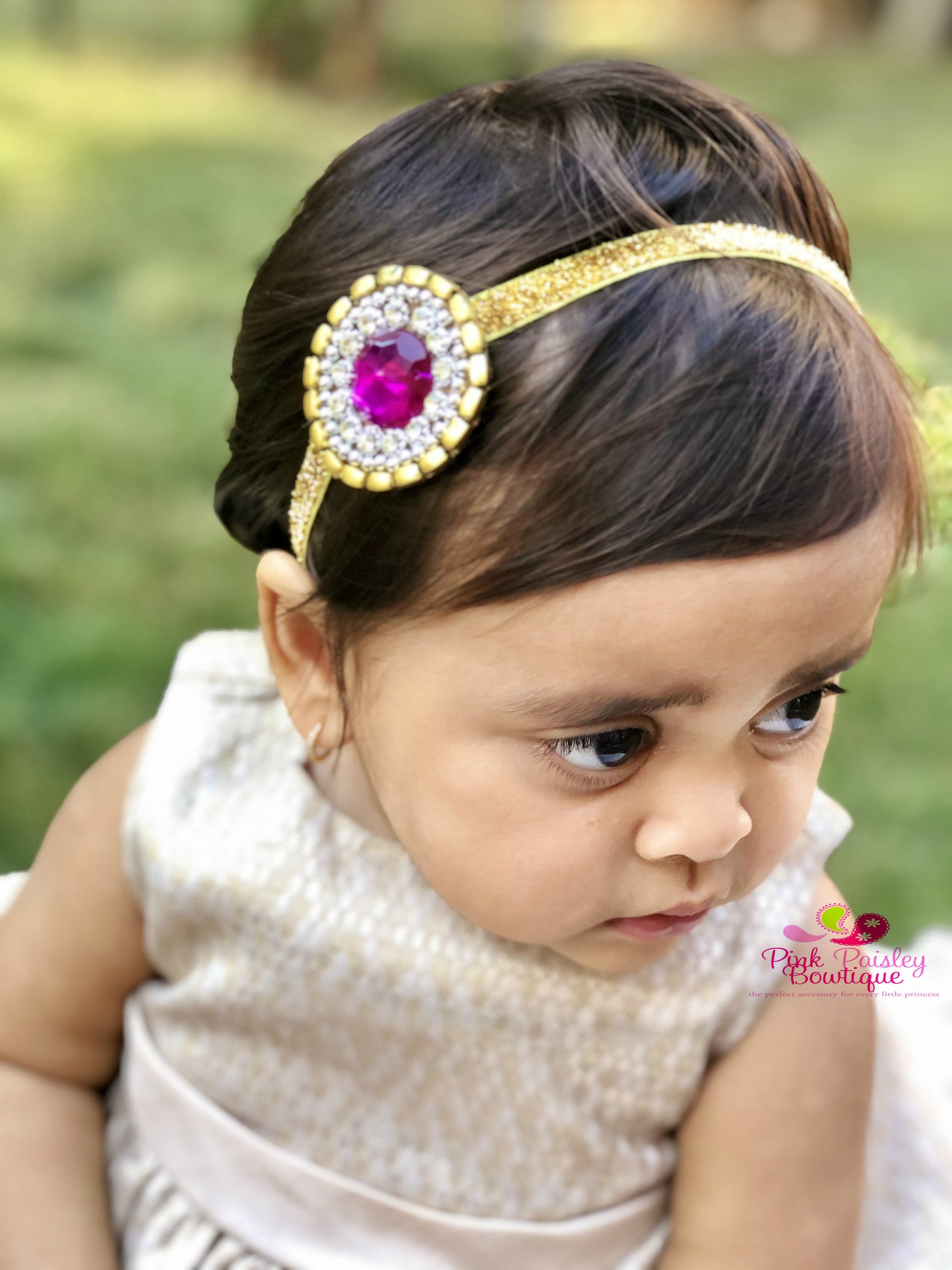 Gold Headbands Baby Girl Hair Bows Baby Headbands You Pick Etsy