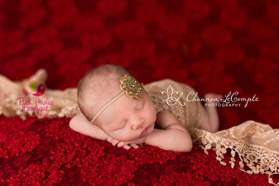 gold baby hair accessories
