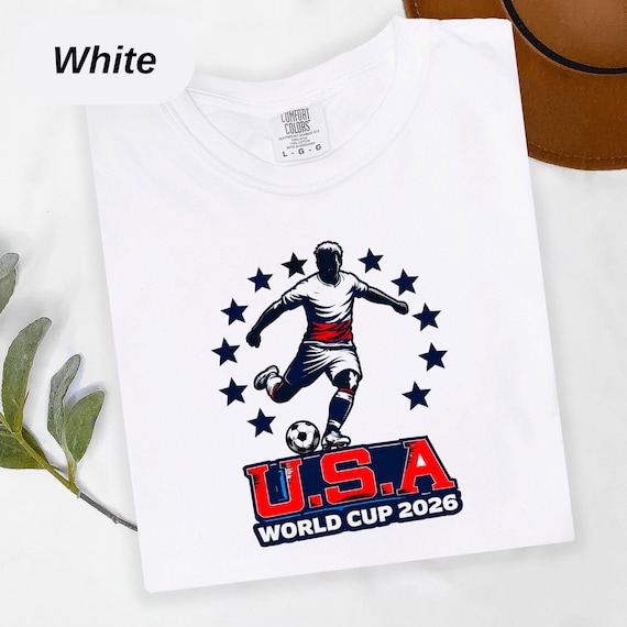 Comfort Colors® Retro USA World Cup Shirt 2026 Soccer T-shirt Football Trip Gift