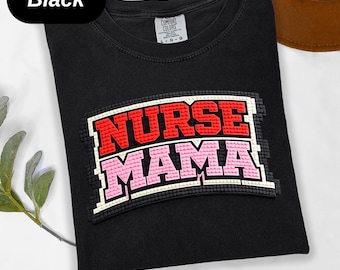 Building Block Art Nurse Mama Shirt , Brick Lover Rn Mom Tee , Nurse Gift