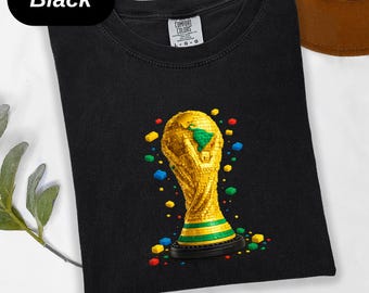 World Cup 2026 Shirt, Building Block Art Soccer Lover Gift, Toy Brick Tournament Tee