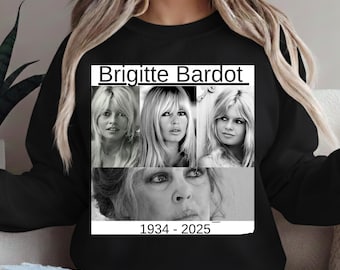 Brigitte Bardot Shirt, Brigitte Bardot Sweatshirt, Vintage Brigitte Bardot French Iconic Shirt