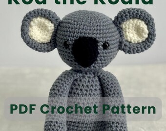 Koala Amigurumi Crochet – Koa the Cozy Koala, Stuffed Animal (PDF Pattern)