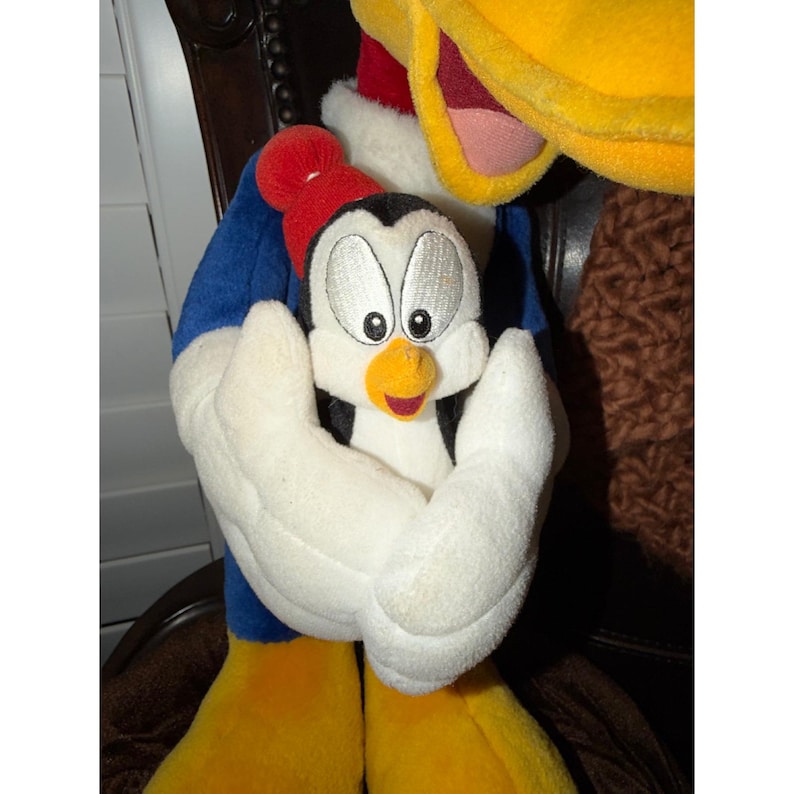 Woody Woodpecker Plush Holding Chilly Willy Walter Lantz Universal Studios 15" image 3