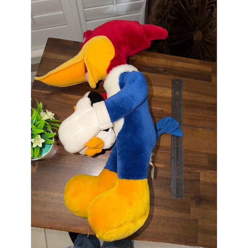 Woody Woodpecker Plush Holding Chilly Willy Walter Lantz Universal Studios 15" image 5