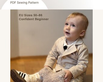 Kids Linen Jacket Sewing Pattern