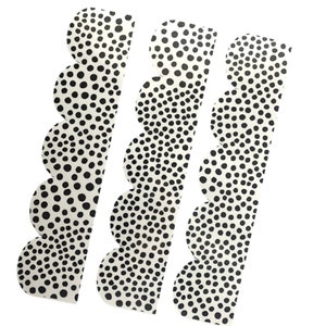 Spotty Border (white background) - Printed and Cut for You!