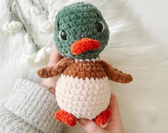 Margo Mallard Duck Crochet Pattern | Amigurumi Plush (PDF Pattern)