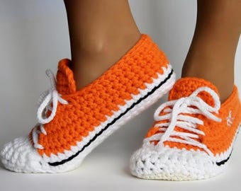 Beginner Crochet Slipper Pattern – Easy Sport Style Shoes (PDF Download)