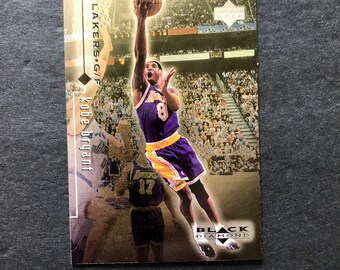 Kobe Bryant 1998-99 Upper Deck Black Diamond Base Card #46, NBA Basketball, Los Angeles Lakers, Vintage 90s, LA