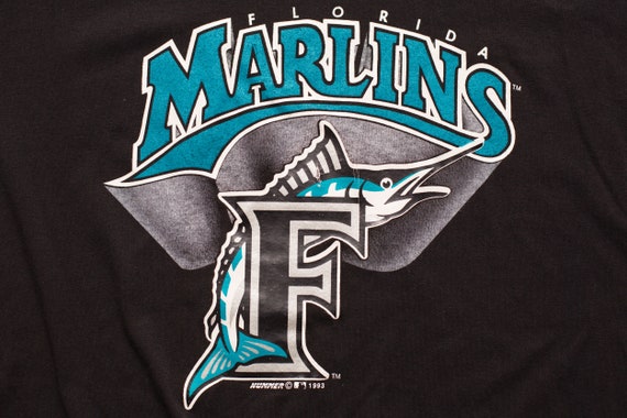 90s Florida Marlins T-Shirt, XL, Vintage Graphic … - image 2