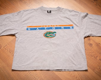 90s Florida Gators Belly/Midriff T-Shirt, M/L, Vintage 1990s, College University, Starter, Cutoff Graphic Tee, Team Logo