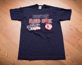 80s Boston Red Sox 1986 World Series T-Shirt, S, Vintage Tee, Soft/Thin Logo 7, MLB Baseball Championship Game