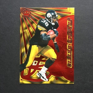 Jerome Bettis 1997 Pacific Dynagon Red Foil Parallel Card #114, NFL Football, Pittsburgh Steelers, Vintage 1990s
