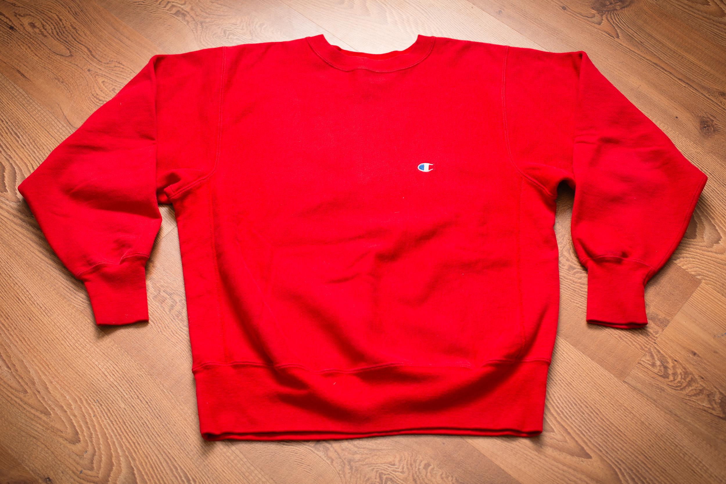 Vintage 90's Champion Reverse Weave Hoodie Sweatshirt Black