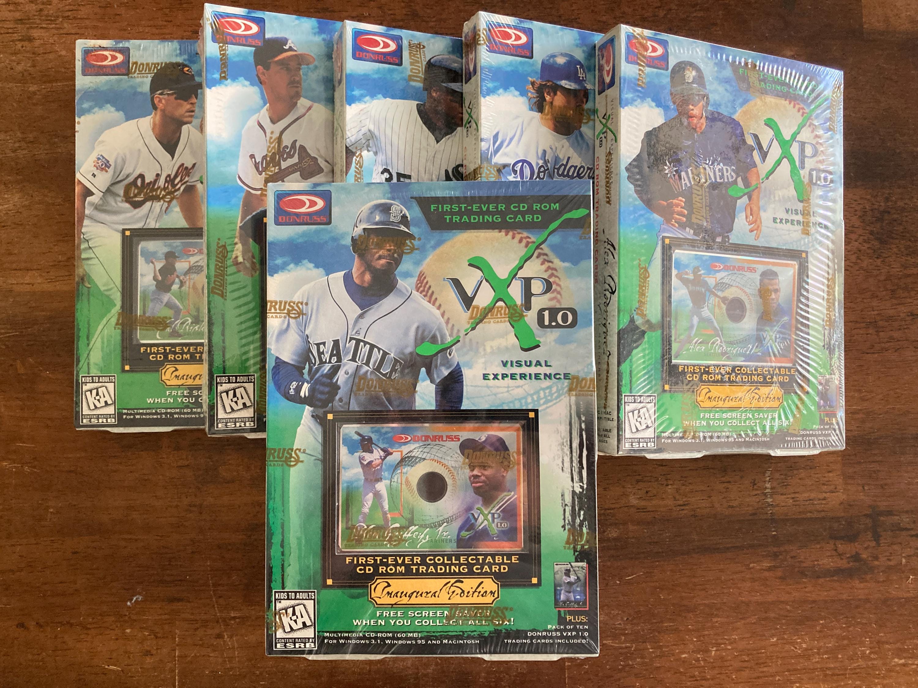 Sealed 1997 Donruss Vxp 1.0 CD-ROM Baseball Trading Cards