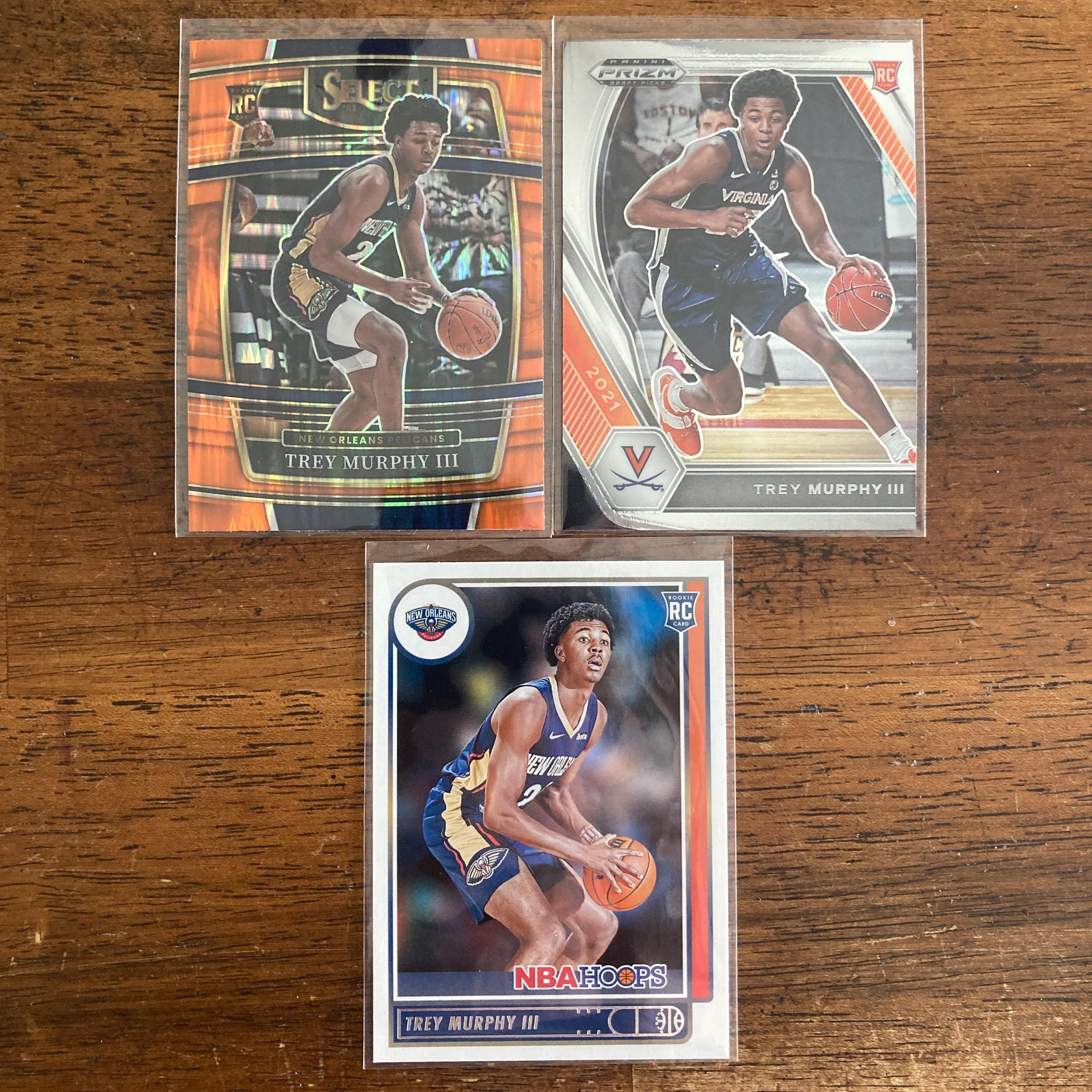 Trey Murphy III Pack W/sp Orange Flash RC, 3 Basketball Rookie 