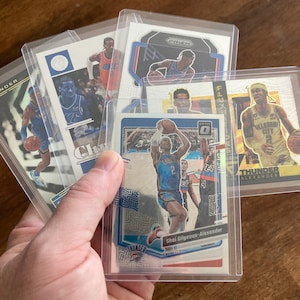 Shai Gilgeous-Alexander Pack w/SP Silver Prizm Optic, 5 Cards, Instant Collection, Curated Selection of Basketball Cards Lot (inv5)