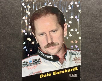 Dale Earnhardt Sr 1995 Hi-Tech Brickyard 400 Foil Stars Insert Card #BY5, NASCAR Racing