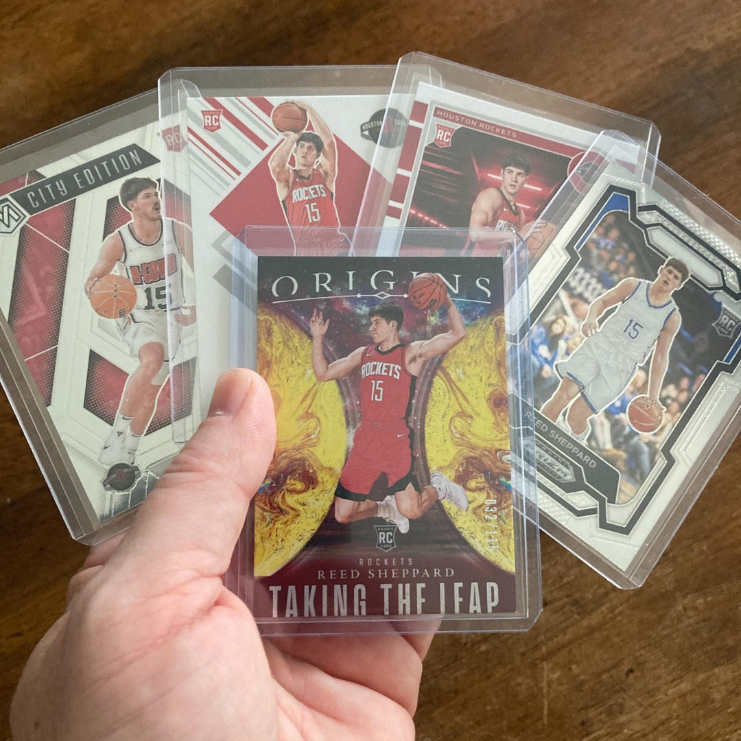 Reed Sheppard Rcs Pack W/sp (#'ed /115) Origins Insert, 5 Basketball ...