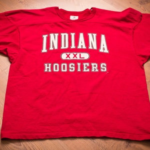 90s Indiana Hoosiers &quot;XXL&quot; T-Shirt, XL/2XL, Vintage 1990s Tee, NCAA College University