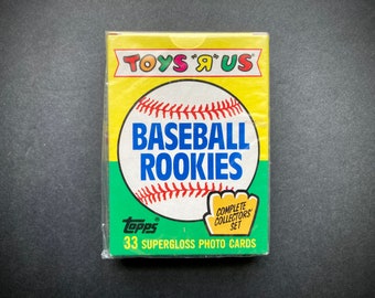 1989 Topps Toys 'R' Us Baseball Rookies Complete Set, MLB Baseball Trading Cards, Factory Sealed
