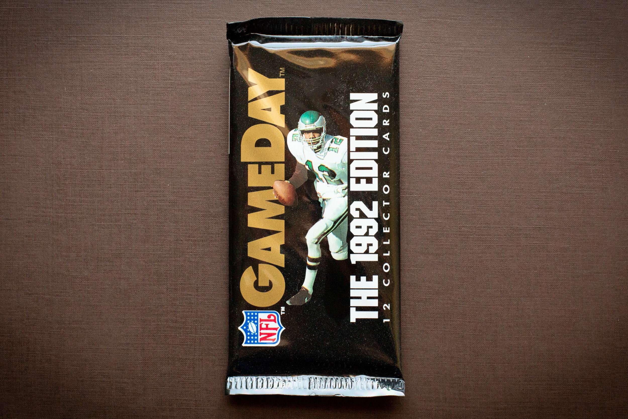 Lot of TWO (2) Sealed 1992 Gameday Packs, NFL Football Cards