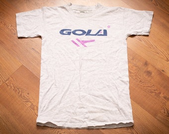 80s-90s Gola Soccer Brand T-shirt, XS, Vintage Logo Graphic Tee, Futbol Sportswear, Athletic Apparel