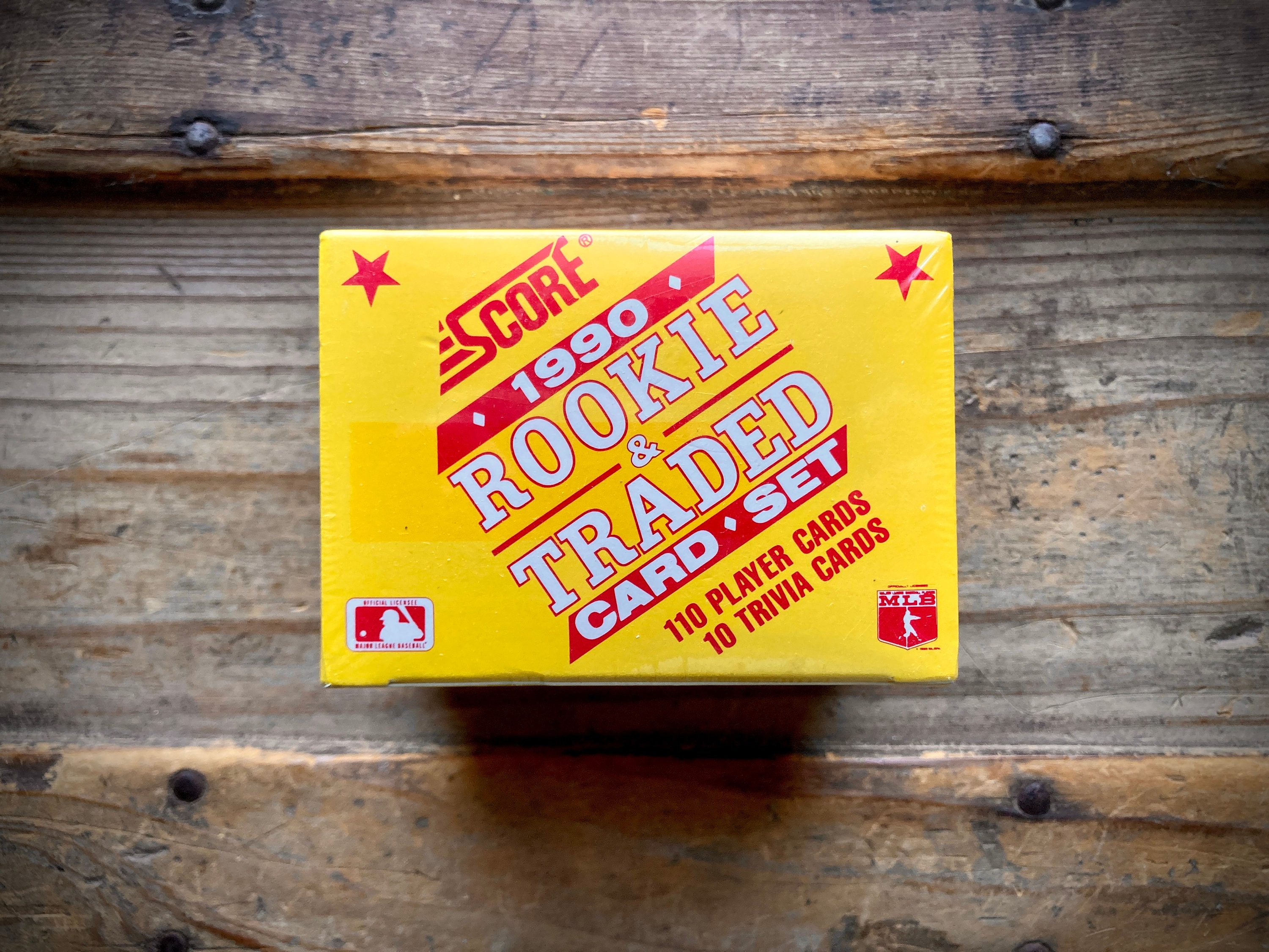SEALED 1990 Score Rookie & Traded Complete 110 Card Set, Vintage 1990s, MLB  Baseball Trading Cards, Frank Thomas, Eric Lindros - Etsy