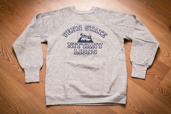 80s Penn State Nittany Lions Raglan Sweatshirt, S… - image 1