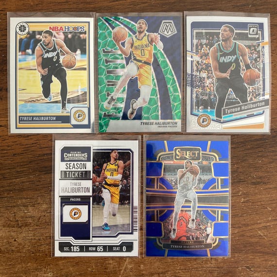 Tyrese Haliburton Pack W/sp Green Mosaic Prizm Insert, 5