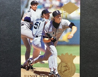 Randy Johnson 1994 Fleer Ultra Strikeout King Insert Card #1, Seattle Mariners, MLB Baseball, Vintage 1990s