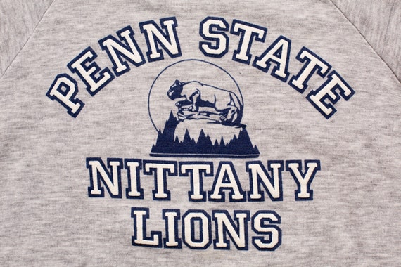 80s Penn State Nittany Lions Raglan Sweatshirt, S… - image 2