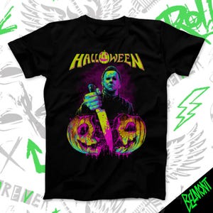 Pumpkin Split T-shirt Unisex (för män och kvinnor) Skräcktröja Heavy Metal-tröja Filmtröja