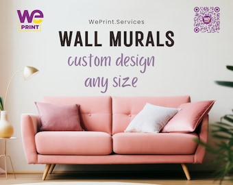 Custom Peel & Stick Wall Mural / Removable