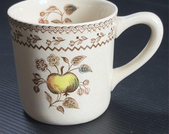 Johnson Brothers Old Granite Fruit Sampler Staffordshire England Mug