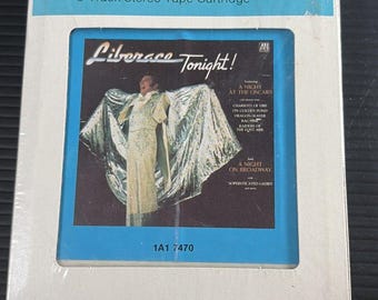 Vtg Liberace Liberace Tonight!  8 Track Tape New Factory Sealed