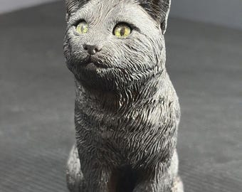 Rare Sandicast Black Cat M710 4.75 Tall Halloween Figurine Vintage 1990