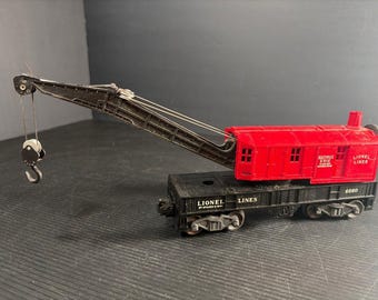 Lionel Postwar O Gauge Bucyrus Erie Crane #6560