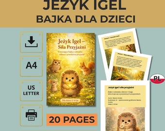 Jeżyk Igel Children's Book – Friendship, Courage, Kindness (PDF)