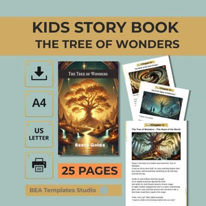 Kids Storybook PDF The Tree of Wonders Illustrated Fantasy Adventure