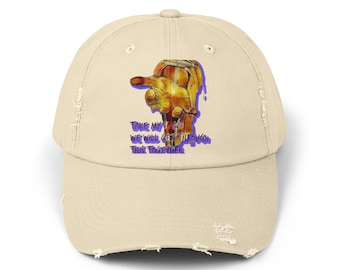 Take My Hand We Will Get Through This Together Unisex Distressed Cap